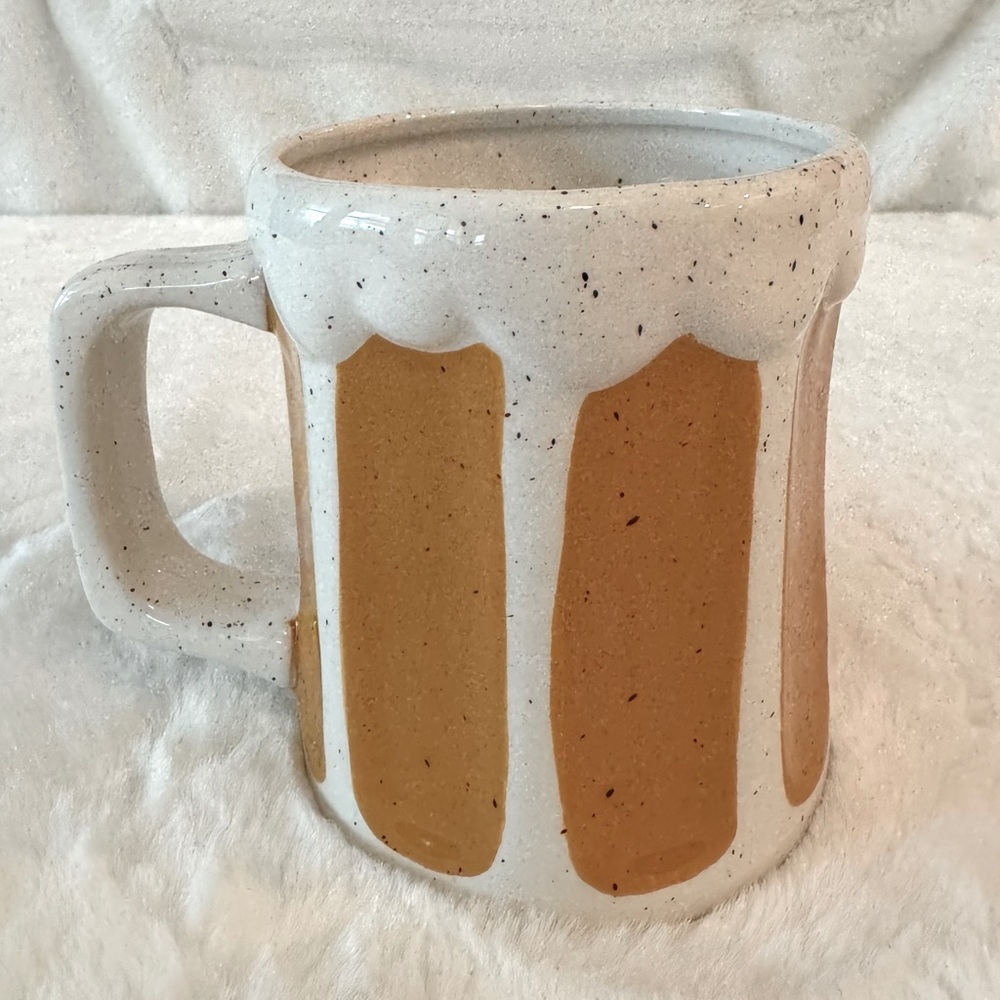 Tag 3D Speckled Porcelain ‘Beer Stein’ Coffee/Tea Mug- 20oz max capacity